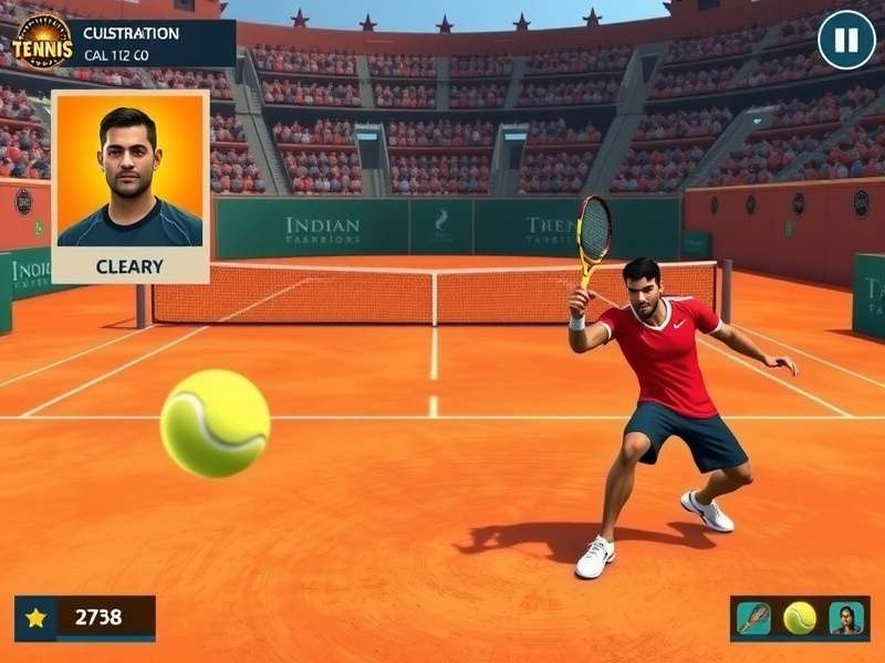 Indian Tennis Warriors character customization screen